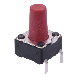PHAP5-30RA2D3S2N4 9.5mm Button 6mm x 6mm Right Angle Surface Mount Tactile Switch 260g APEM