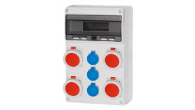 Rozdzielnica Legato 16M 2X16a 5P, 2X32a 5P, 3X230v Ip65 /16 Modułów/ 75101_0