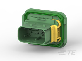 Złącze samochodowe 10-pinowe TE Connectivity 2-rzędowe Męski 10 A, 30 A 3-1564 Montaż na kablu Przewód Obudowa do