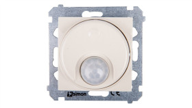 Simon 54 Czujnik Ruchu Z Przekaźnikiem I Zabezpieczeniem Kremowy Dcr11p.01/41