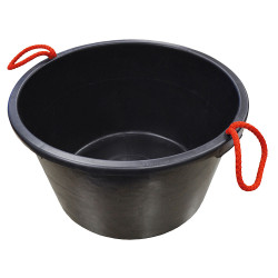 Faithfull PATROL Builder&#x27;s Bucket Black 40 litre (9 Gall)