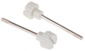 Akcesorium złącza Gniazdo kablowe serii GDM/GM Wkręt centralny Biały