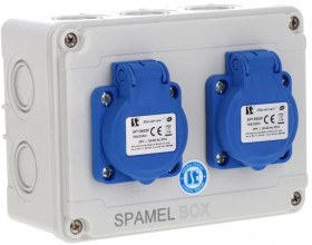 Rozdzielnica 2x3x16A INA=16A IP54 SB-001505-P0010-54