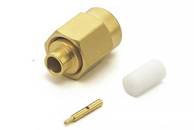 Złącze koncentryczne Montaż na kablu Męski 50Ω typ złącza Złącze SMA 38GHz Lutowane typ kabla RG405/U