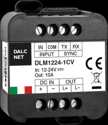 DLM1224-1CV LED dimmer, PWM, 12 V - 24 V, 10 A CV, 1 - 10 V/Push