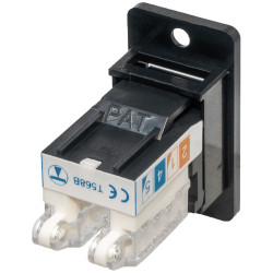 TUK Ltd SLJBpm LOKJAC Category 6 Toolless Locking Low Profile Panel Mount Socket