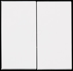 490329007 Double rocker switch HK07 pure white