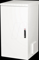 26210092 19-inch wall-mounted housing, 20 U, 600mm depth, outdoor, gray