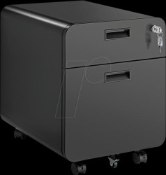 EO0080 Mobiler Aktenschrank auf Rollen, abschließbar