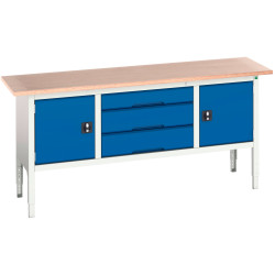 Bott 16923032.11 Verso Adjustable Height Storage Bench 2000 x 600mm