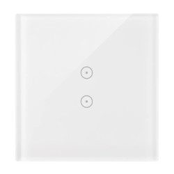 Simon Touch ramki Panel dotykowy S54 Touch, 1 moduł, 2 pola dotykowe pionowe biała perła DSTR13/70