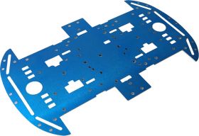 Podwozie aluminiowe 4WD do budowy robota