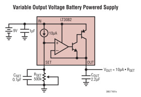 200mA Single Resistor Low Dropout Linear Regulator