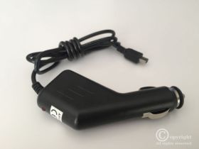 ŁADOWARKA SAMOCHODOWA WEJŚCIE: 12-24V WYJŚCIE: 5V 1A WTYK: MINI USB KABEL: 150CM (LAD-SAM-MINIUSB-150)