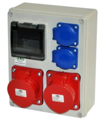 Zestaw zasilający MIKO-4M 2x32A/5P + 2x230V IP44 E901304014