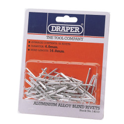Draper 14011 50 x 4.8mm x 10mm Blind Rivets