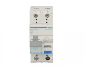 Wyłącznik różnicowo-nadprądowy RCBO 2P C10A 0,03A Typ AC ADC960D