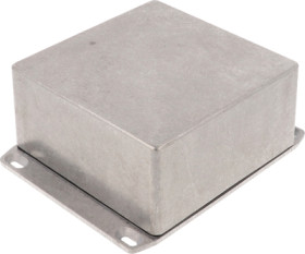 Aluminum die cast enclosure, (L x W x H) 120 x 120 x 59 mm, natural, IP65, 1590WUFL