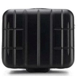 Neseser na kółkach kolor czarny 56-3a-345-10