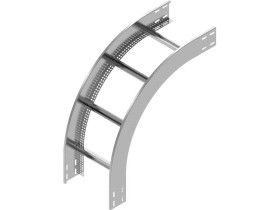 Łuk pionowy LPDZC300H100N zewnętrzny drabiny grubość blachy 2.0mm 499131 BAKS