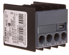 Styki pomocnicze 1Z 1R montaż czołowy S00 do S3 przył śrubowe od dołu SIRIUS 3RH2911-1MA11