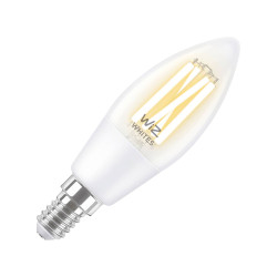 Philips 8718699787196 WiZ LED Smart Filament Lamp E14 App-Controlled 4.9W
