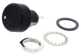 Potencjometr 1kΩ typ Obrotowy Vishay średnica wału 16 mm 1W długość wału 9.4mm średnica 16mm Montaż panelowy