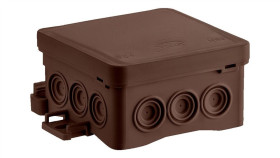 Puszka Naścienna 85X40x85mm Z Dławnicą Zintegrowaną Samozatrzaskowa...