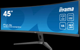 XCB4594DQSN-B1 113-cm curved monitor, DQHD, USB hub, LAN, speakers