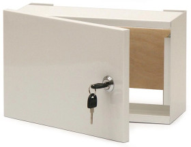 Obudowa metalowa 240x150x100mm tylna ścianka wykonana ze sklejki TPR-1 22302