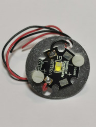 LED 3W GWIAZDA BIAŁA CIEPŁA ZASILANIE 3-5V Z PRZEWODAMI