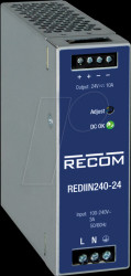 REDIIN240-24 Switching power supply, rail mounting, 240 W, 24 V, 10 A