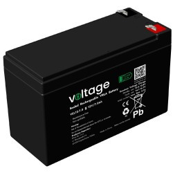 Akumulator AGM Voltage Long Life 12V 7Ah VEL12-7.0 (Żywotność 15 lat)