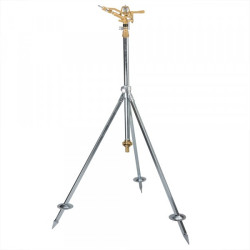 Mosiężny zraszacz pulsacyjny ze statywem i akcesoriami GW1" 50m Bradas GKV656332SGWSET1