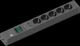 420.0022 CONNECT LINE 5x protective contact, switch ÜSS