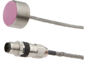 Czujnik indukcyjny M30x1.5 dł: 28mm zabudowany Sn: 8mm 10-35VDC 0-140stC PNP NO złącze kablowe M12 6m IP50 IB30C283