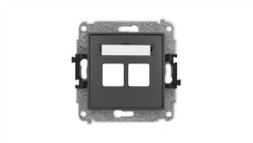 Icon Mechanizm Gniazda Multimedialnego Podwójnego Bez Modułu (Standard...