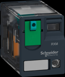 RXM4AB2BD Miniature industrial relay, 4 changeover contacts, 24 V, 6 A