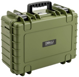 Walizka outdoorowa B & W International 5000/BG/RPD, 22.1 l, (S x W x G) 430 x 190 x 365 mm, zielony brąz (matowy)