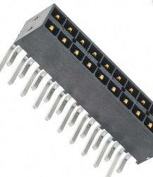 Wtyk PCB 30-pinowe raster: 2.54mm 2-rzędowe Samtec Przewlekany