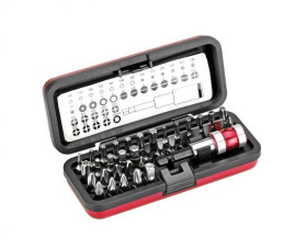 Końcówki do wkrętarki 1/4 Krzyżakowa Płaska TORX Imbus Zestaw 37 szt. 113158 Cimco