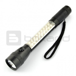 Latarka warsztatowa 18 + 7 + 6 LED z magnesem