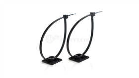 Trytyt Uchwyt Mocujący Samoprzylepny Hw Czarny Hw-4Acb /100Szt./