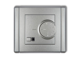 FLEXI Elektroniczny regulator temperatury z czujnikiem powietrznym srebrny metalik 7FRT-2 KARLIK