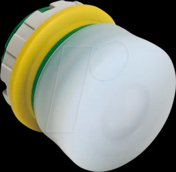 XW1E-LV3SG02Q4TWR Emergency stop button, 22 mm, illuminated, long solder connectio