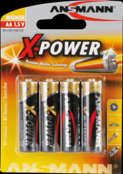5015663 XPOWER, alkaline battery, AA (Mignon), 4 pcs.