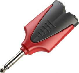 Rozdzielacz Jack stereo wtyk 6.3 - 2x gniazdo 6.3