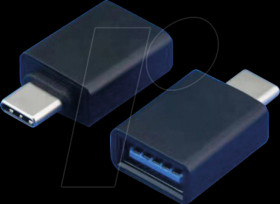 EBUSBCM-AF USB 3.0 adapter, C connector &gt; A socket, black
