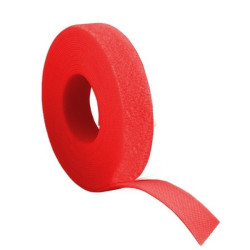 Double-sided 20mm Velcro - Fastening Band - Cable Organizer - Red