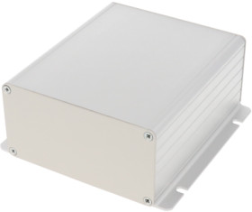 Aluminum enclosure, (L x W x H) 121 x 78 x 28 mm, clear, IP54, 1455NF1201